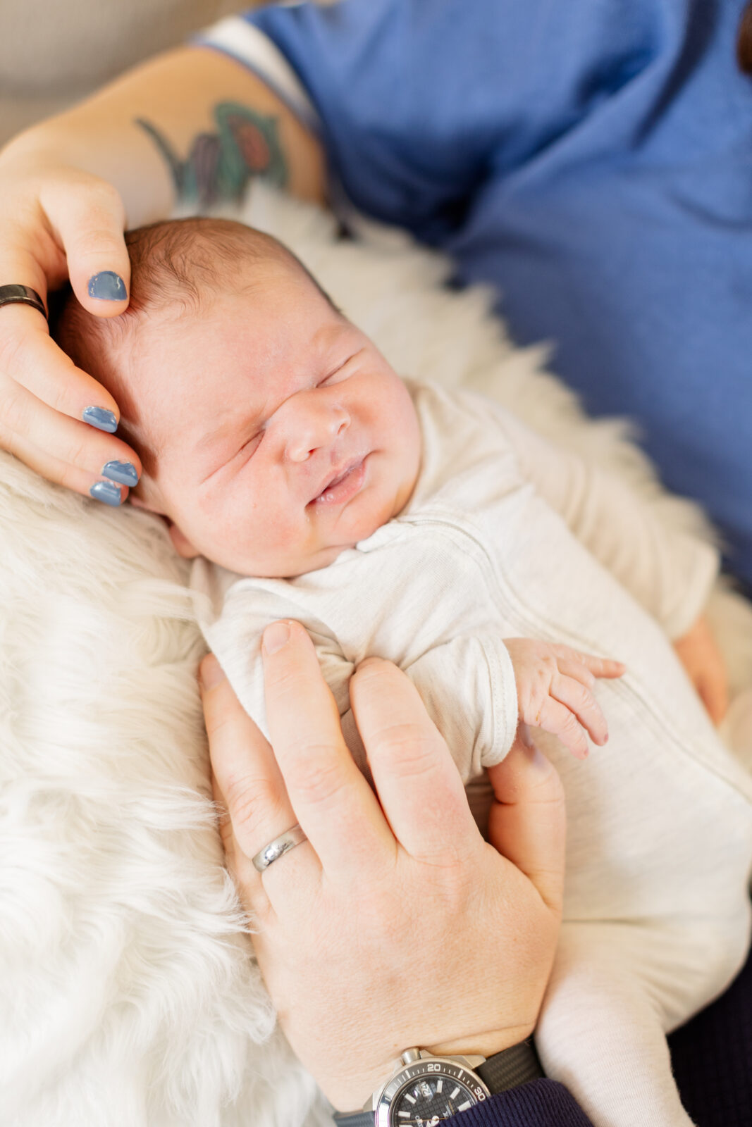 In-home newborn session nursery Little Rock